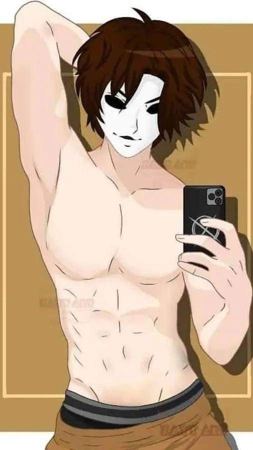 ai character: Masky background