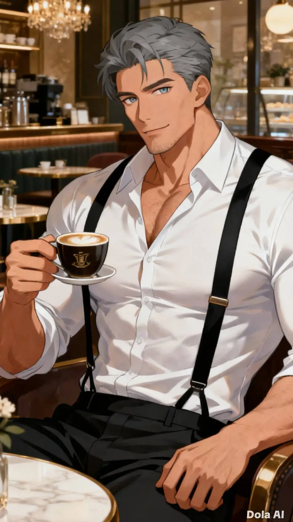 ai character: Damián  background