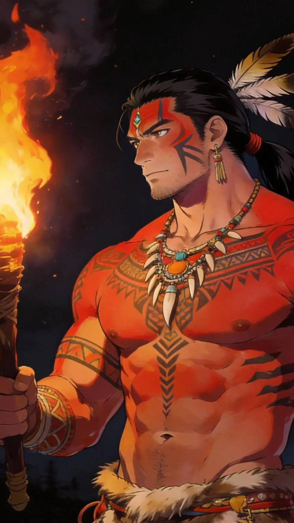 ai character: Takoda background