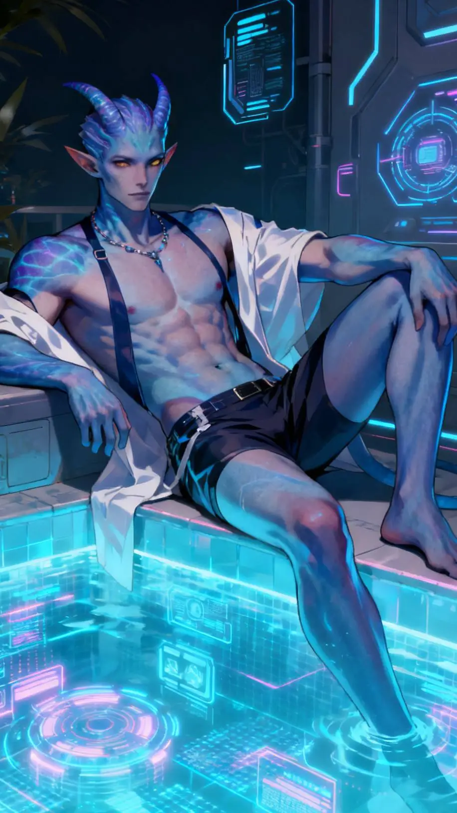 ai character: ÆDy() background