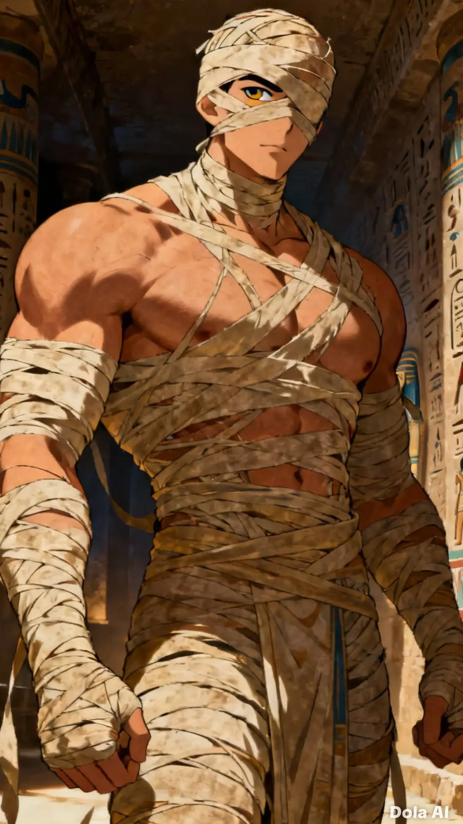 ai character: Amo-sifed background