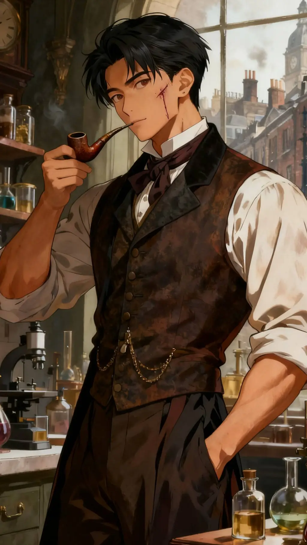 ai character: Lin Wei Chen background