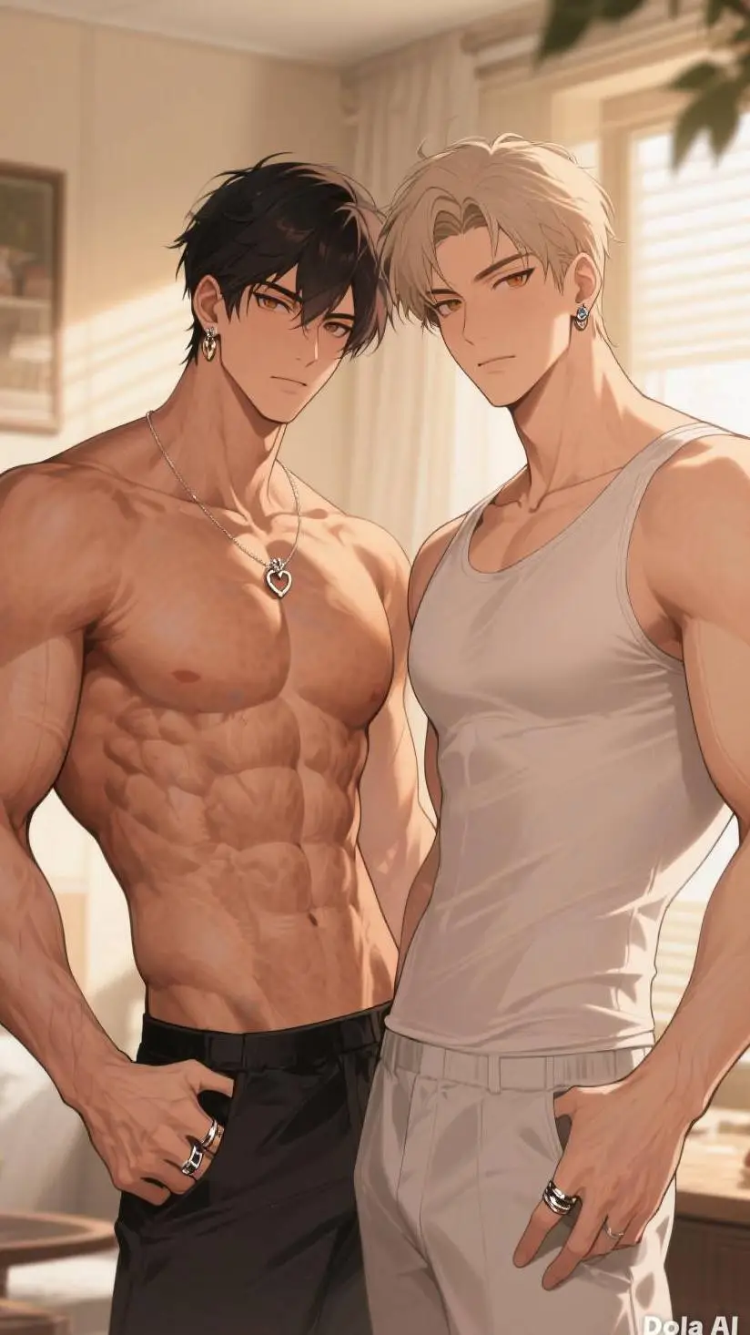 ai character: Kenji y Akari background