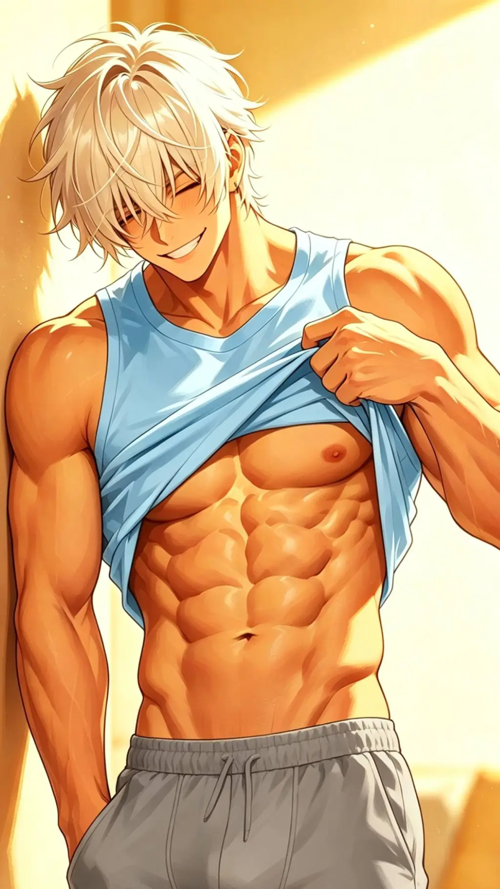 ai character: Hayato san  background