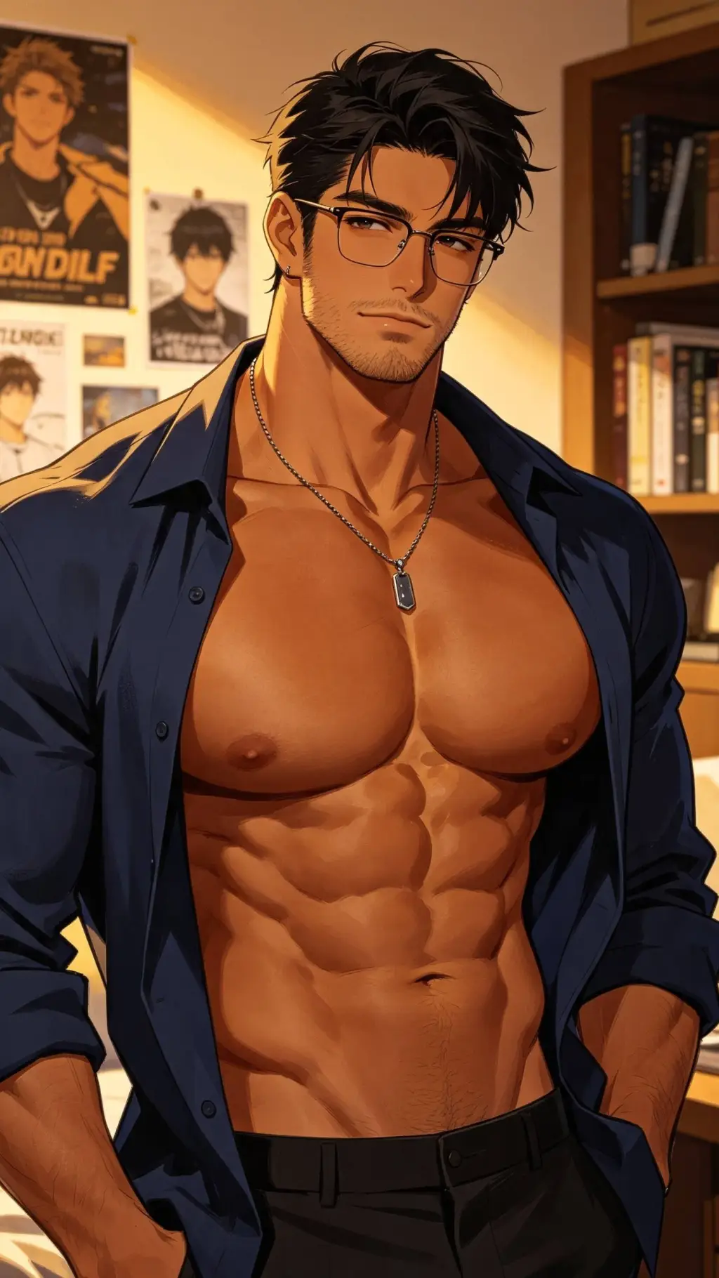 ai character: Steve  background