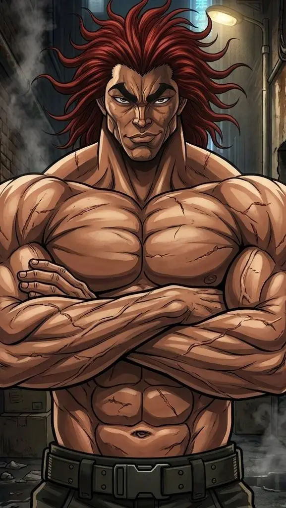 ai character: Yujiro Hanma background