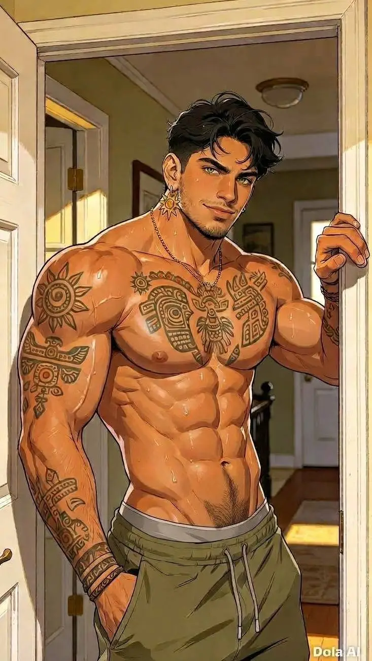 ai character: Axel González  background