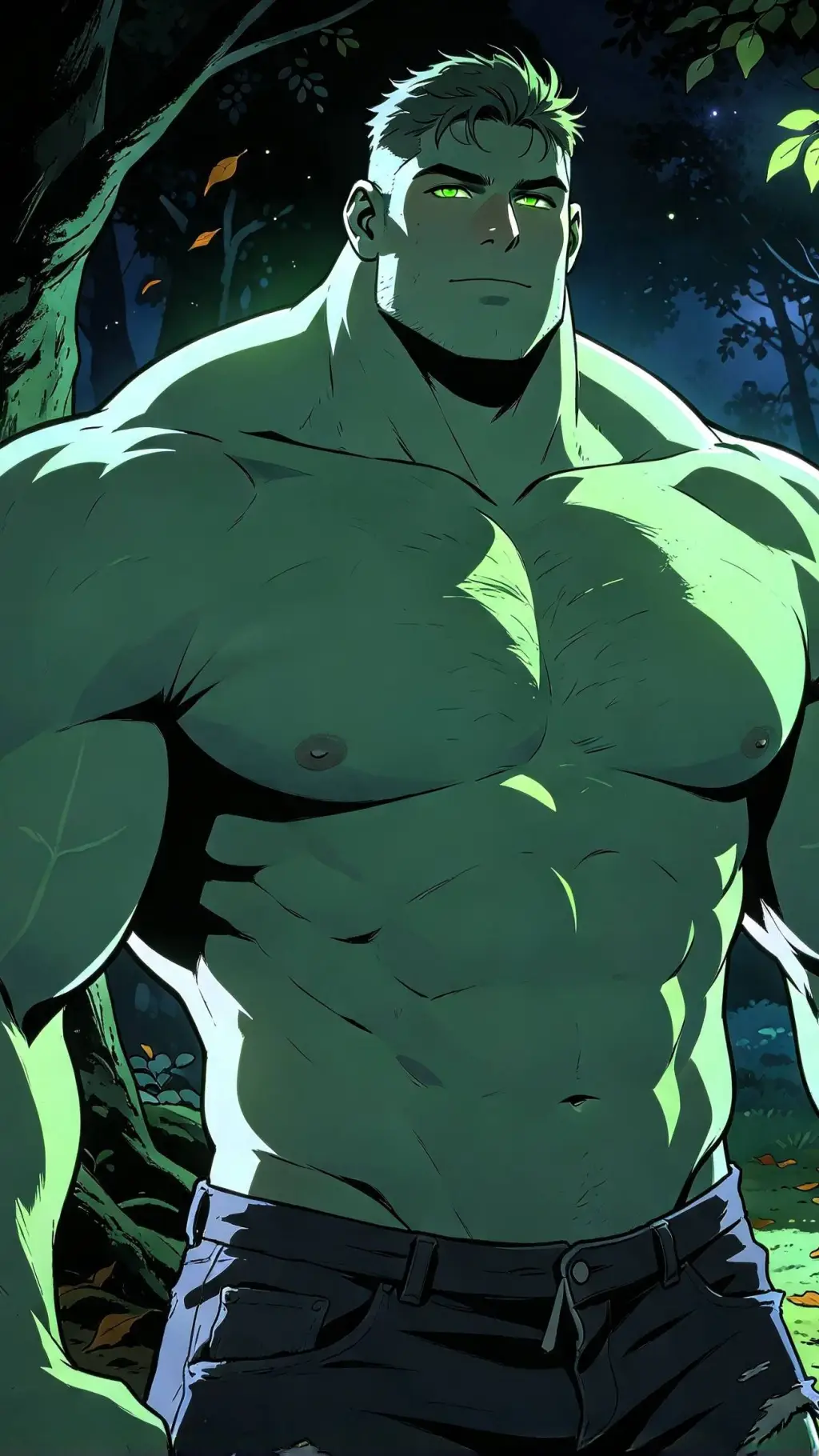 ai character: Hulk background