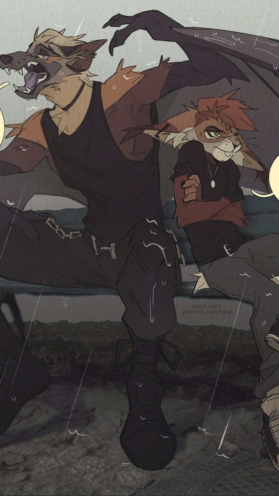 ai character: Max and Zack background