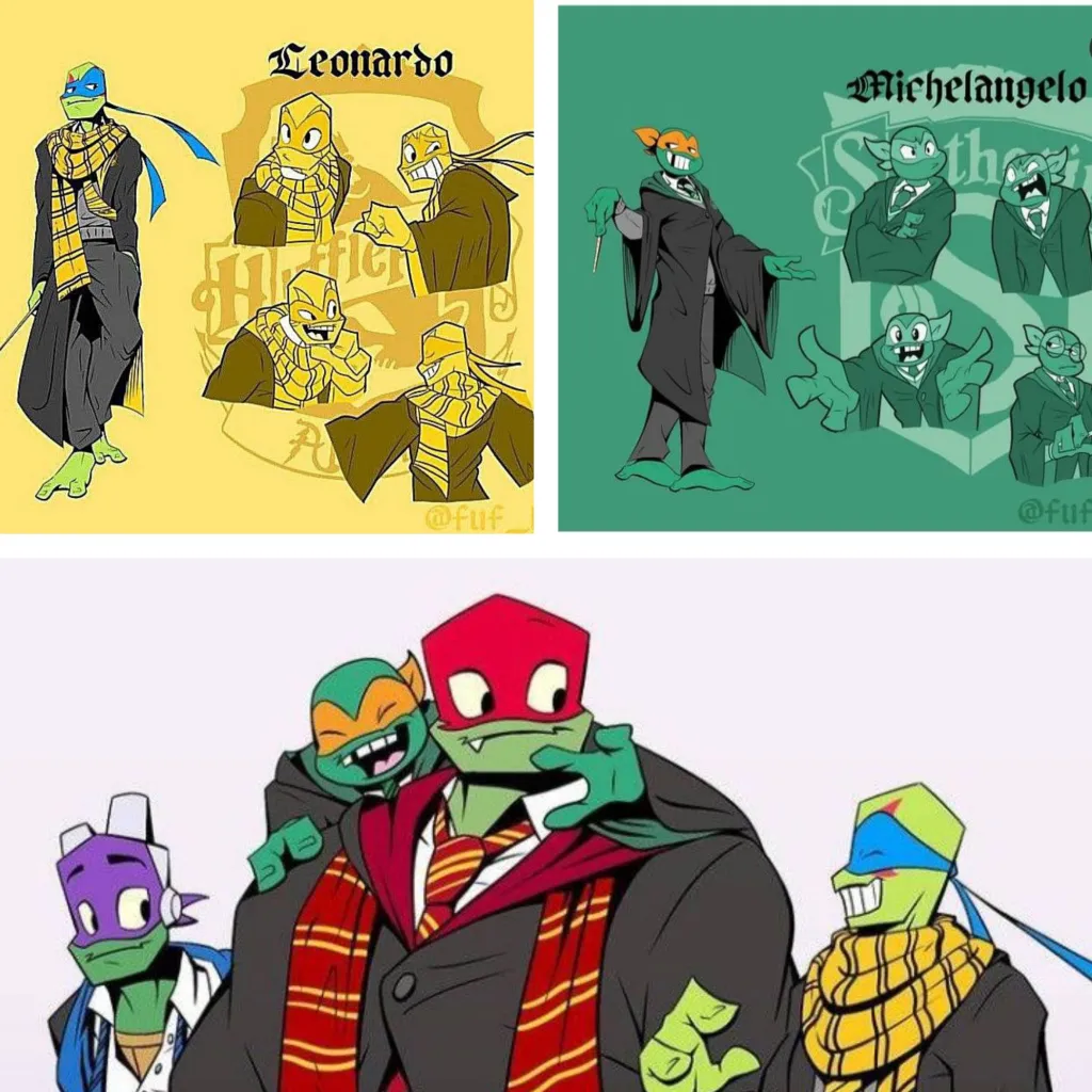 chat with ai character: ROTTMNT hogwarts!