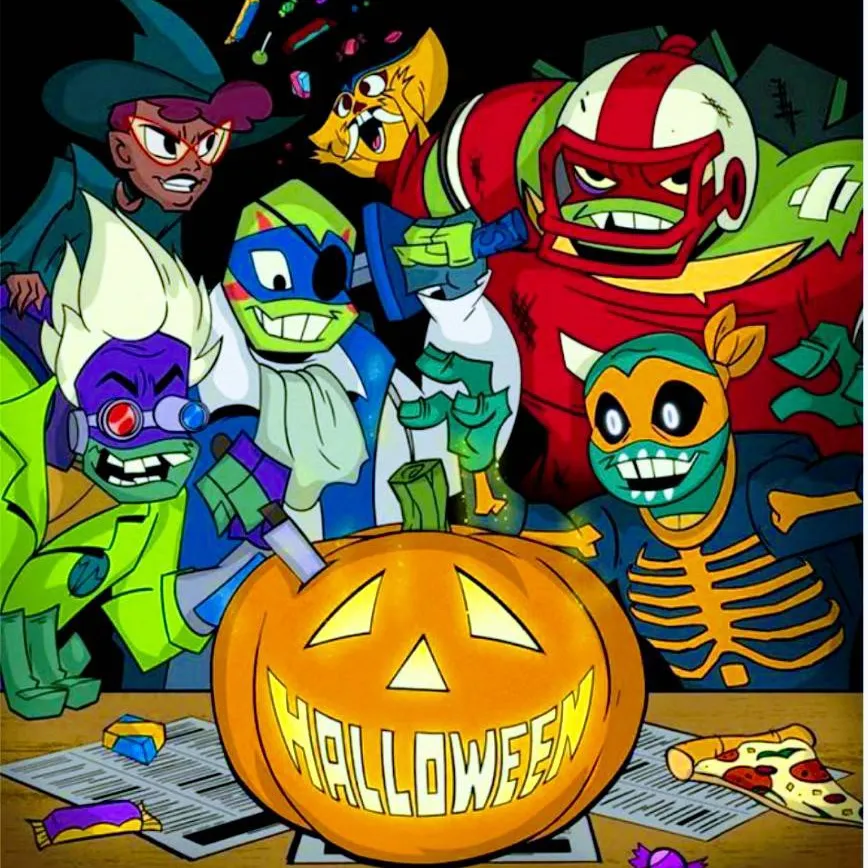 chat with ai character: ROTTMNT halloween🎃