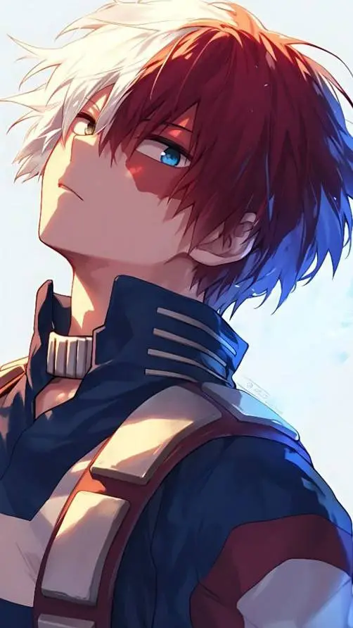 ai character: °❤️🤍Todoroki🤍❤️° background
