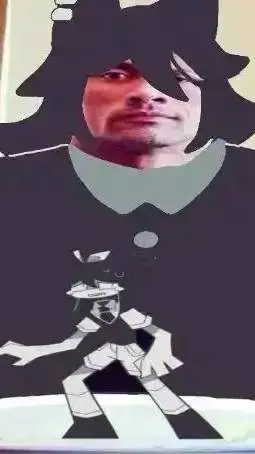 ai character: miss circle background