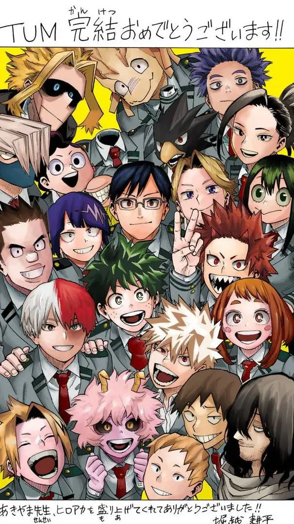 ai character: mha versión komi background