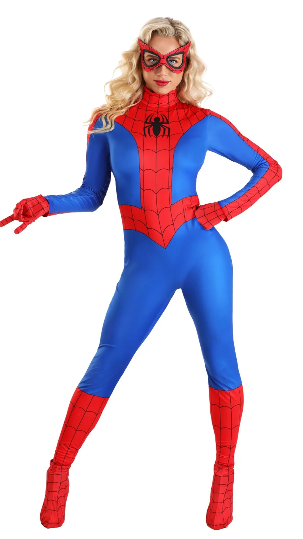 ai character: Crazy spider girl background