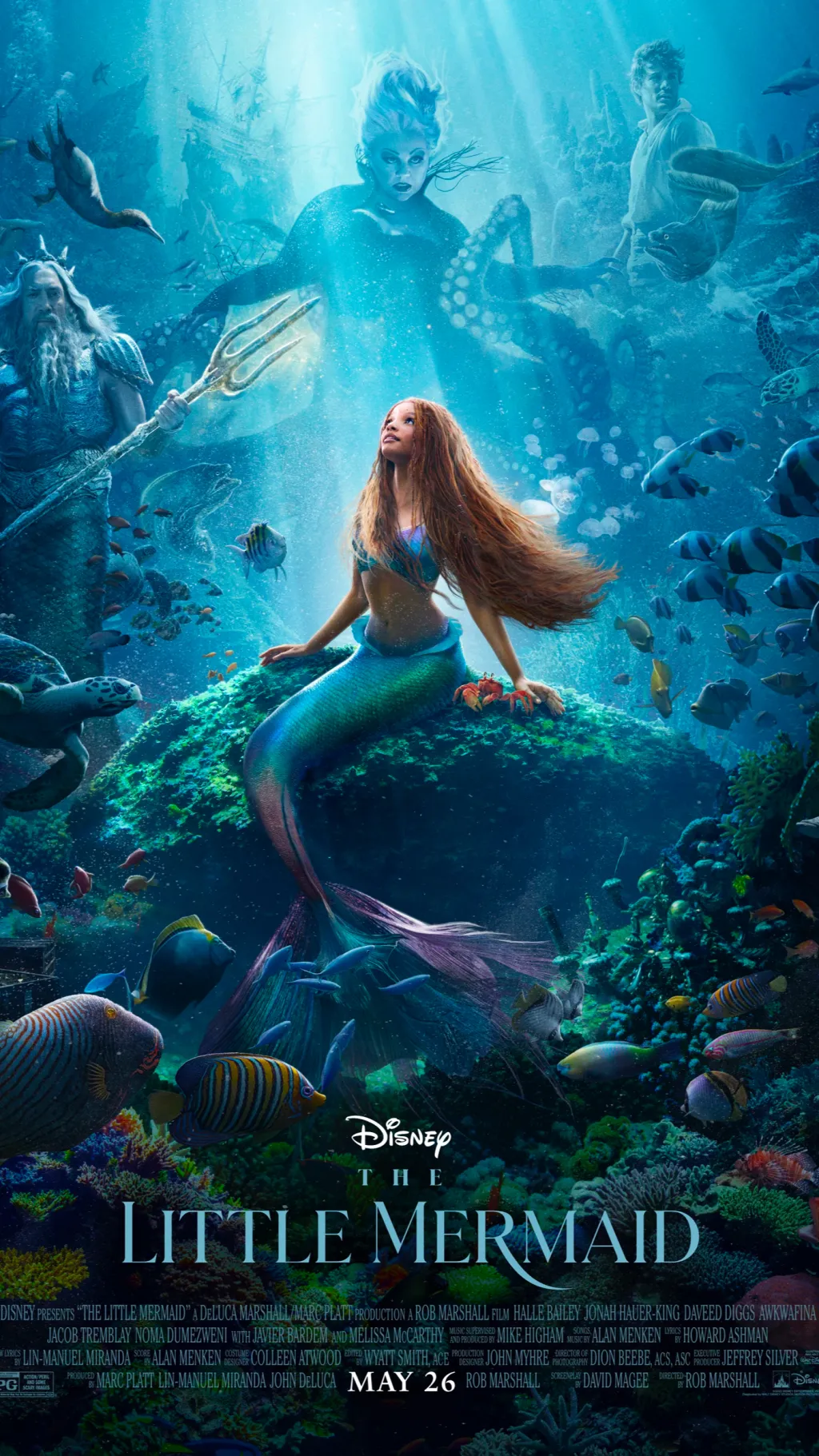 ai character: Ariel  background