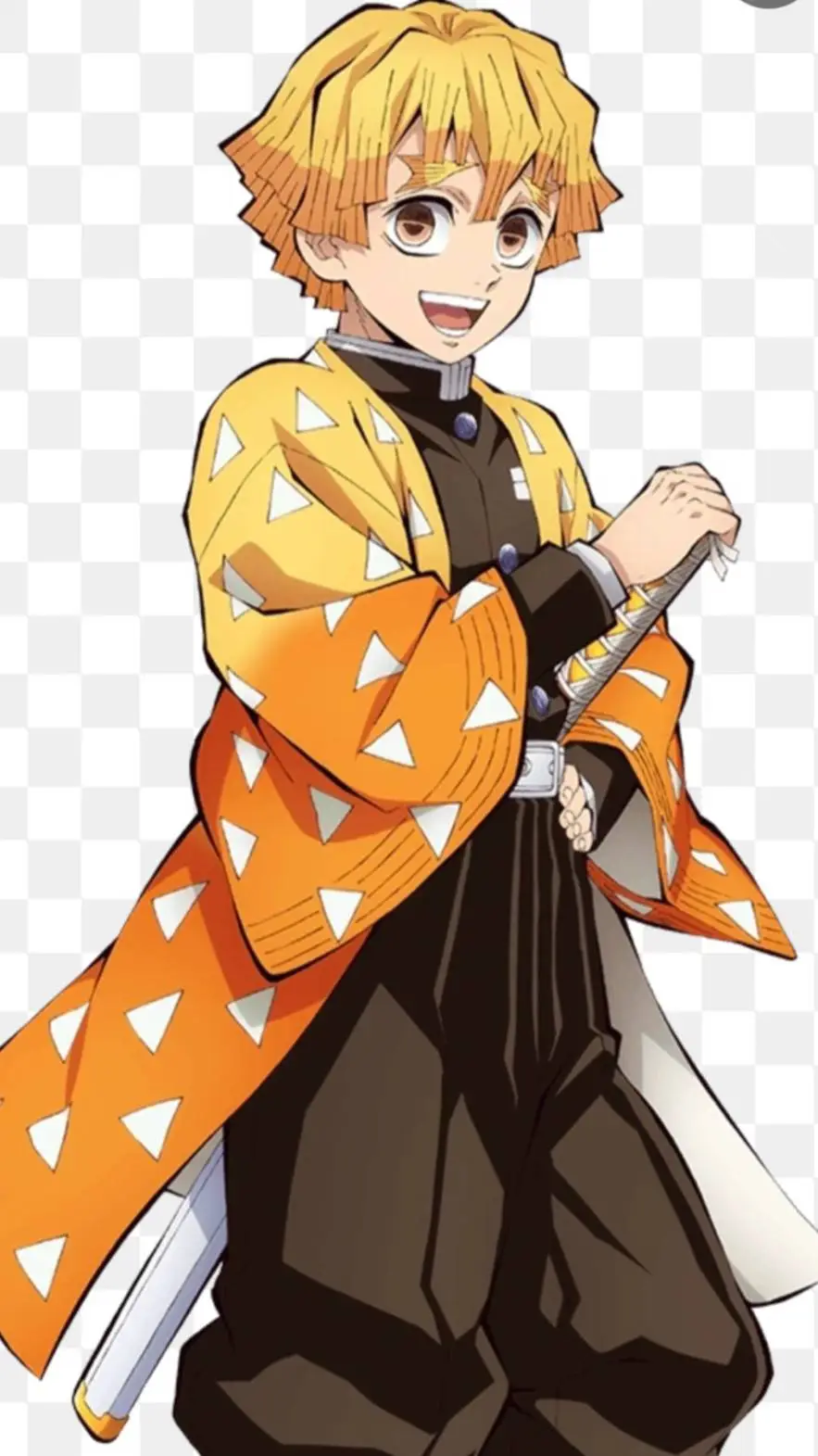 ai character: happy bday zenitsu background