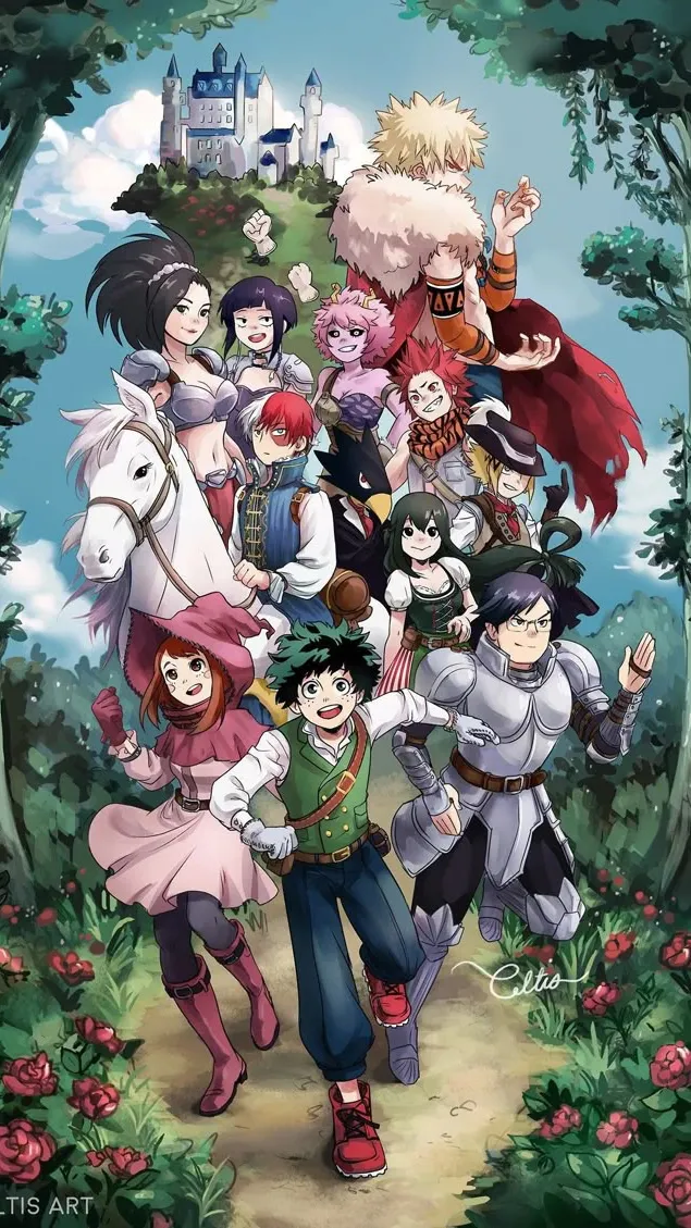 ai character: MHA x Fantasy background