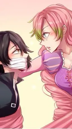 ai character: 1) KNY x Tangled background