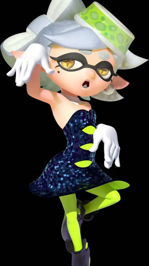 ai character: Marie (splatoon) background