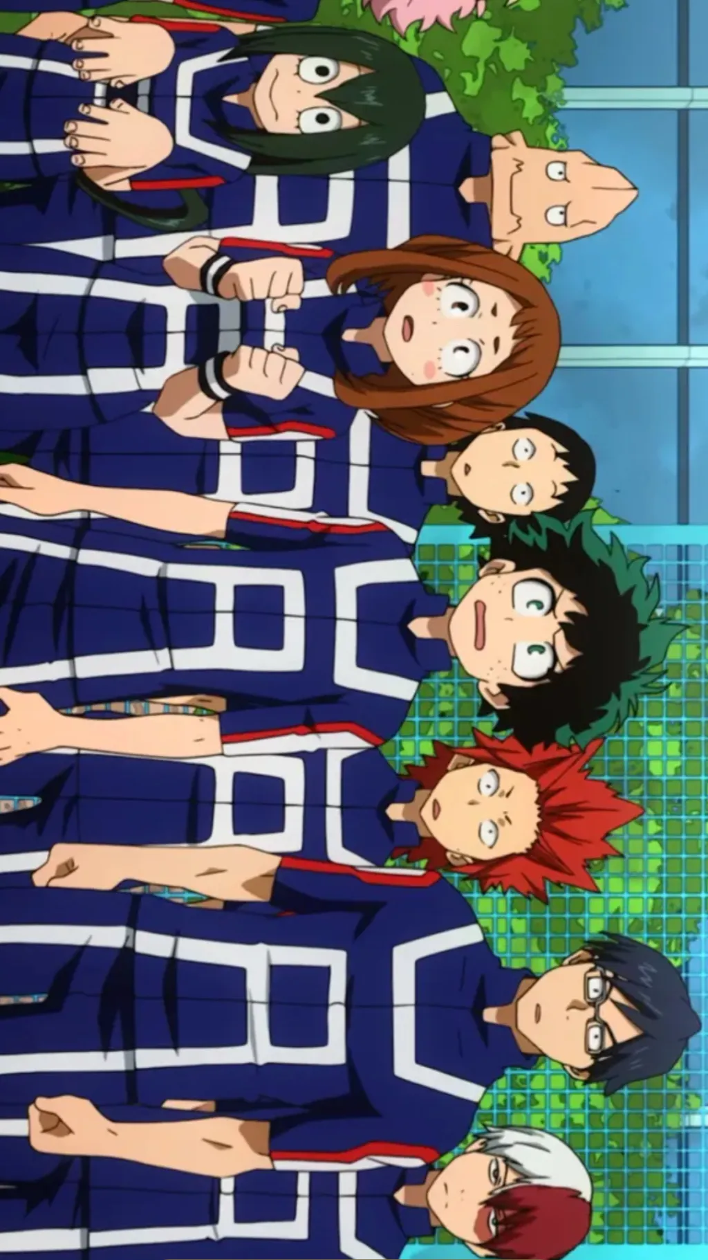 ai character: MHA entrance exam background