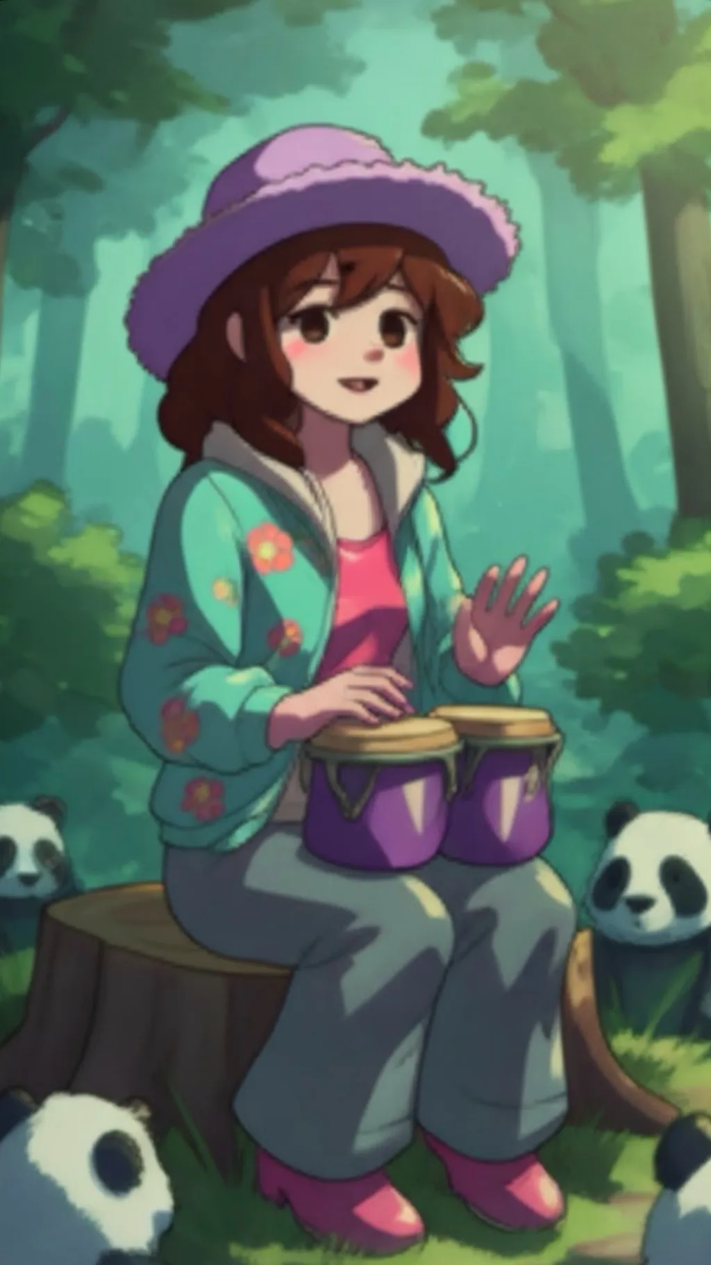 ai character: Girlfriend  background