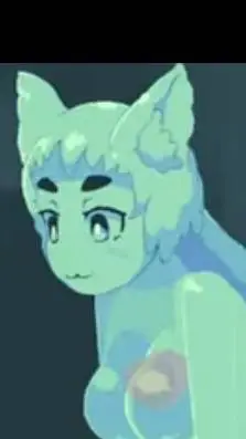 ai character: Slime girl boss background