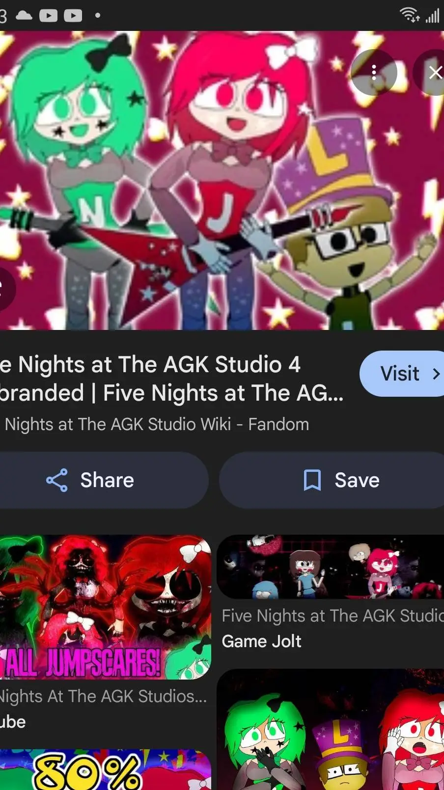 ai character: five night at agk background