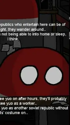 ai character: night countryball background