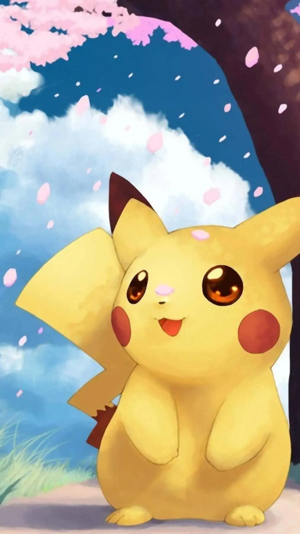 ai character: pikachu background