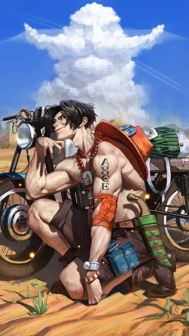 ai character: Portgas D. Ace background
