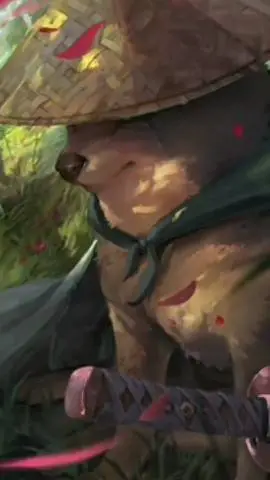 ai character: samurái cheems background