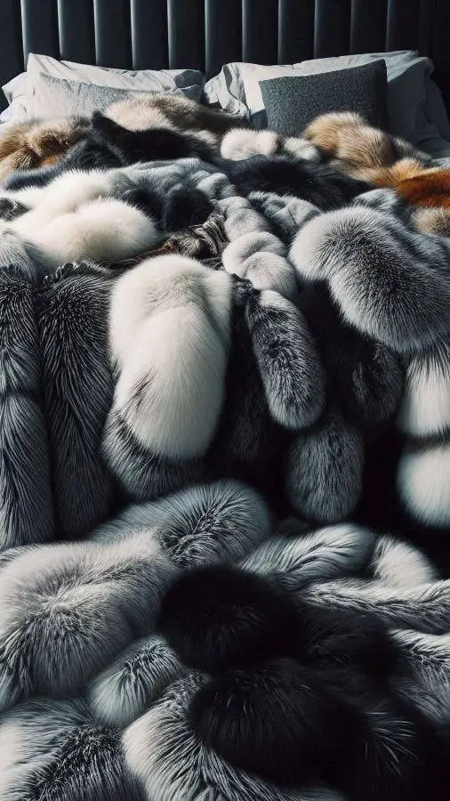ai character: Bed of Furs background