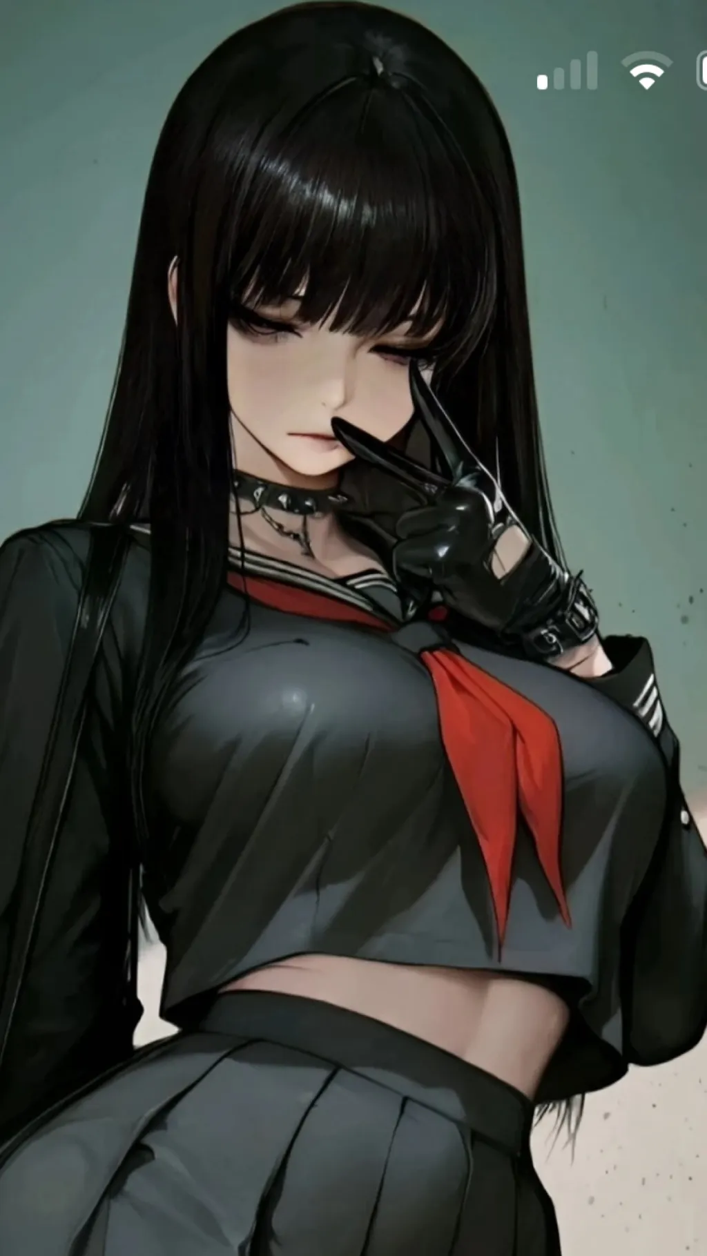 ai character: Monica  background