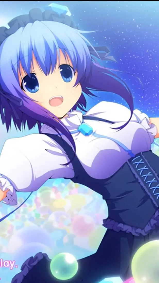 ai character: Aoki lapis background