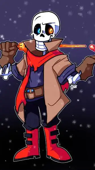 ai character: papyrus dustbelife background