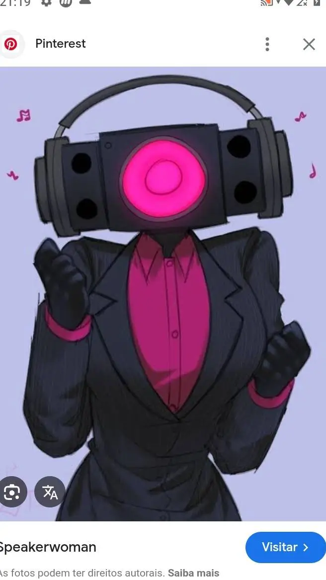 ai character: Speakerwoman  background
