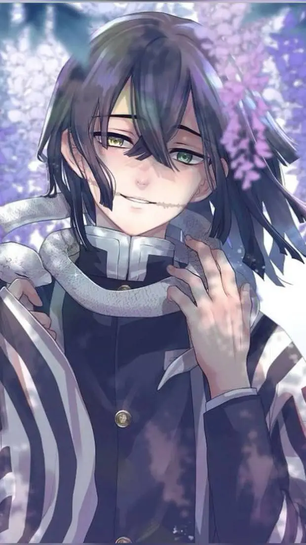 ai character: 🐍Obanai Iguro 🐍 background