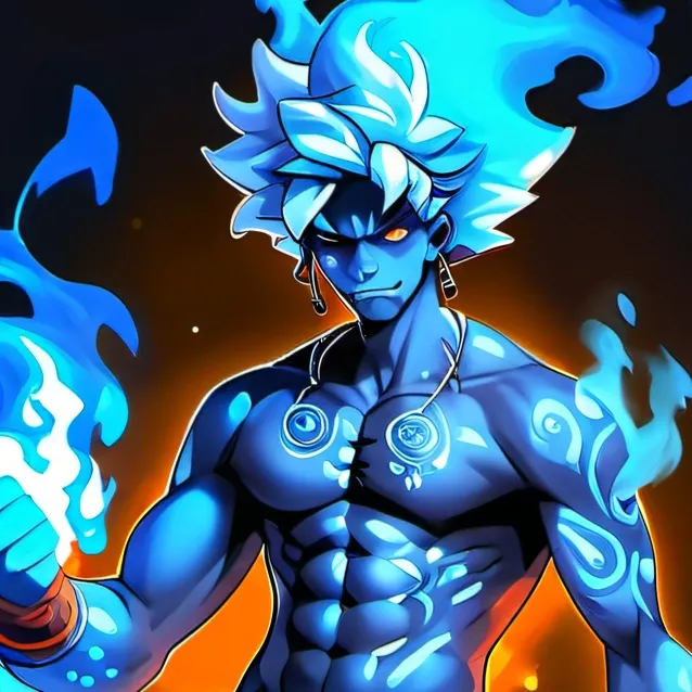 chat with ai character: Desmond The Blue