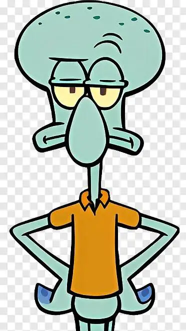 ai character: Squidward  background