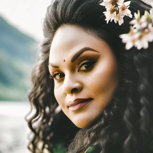 chat with ai character: The bearded lady 