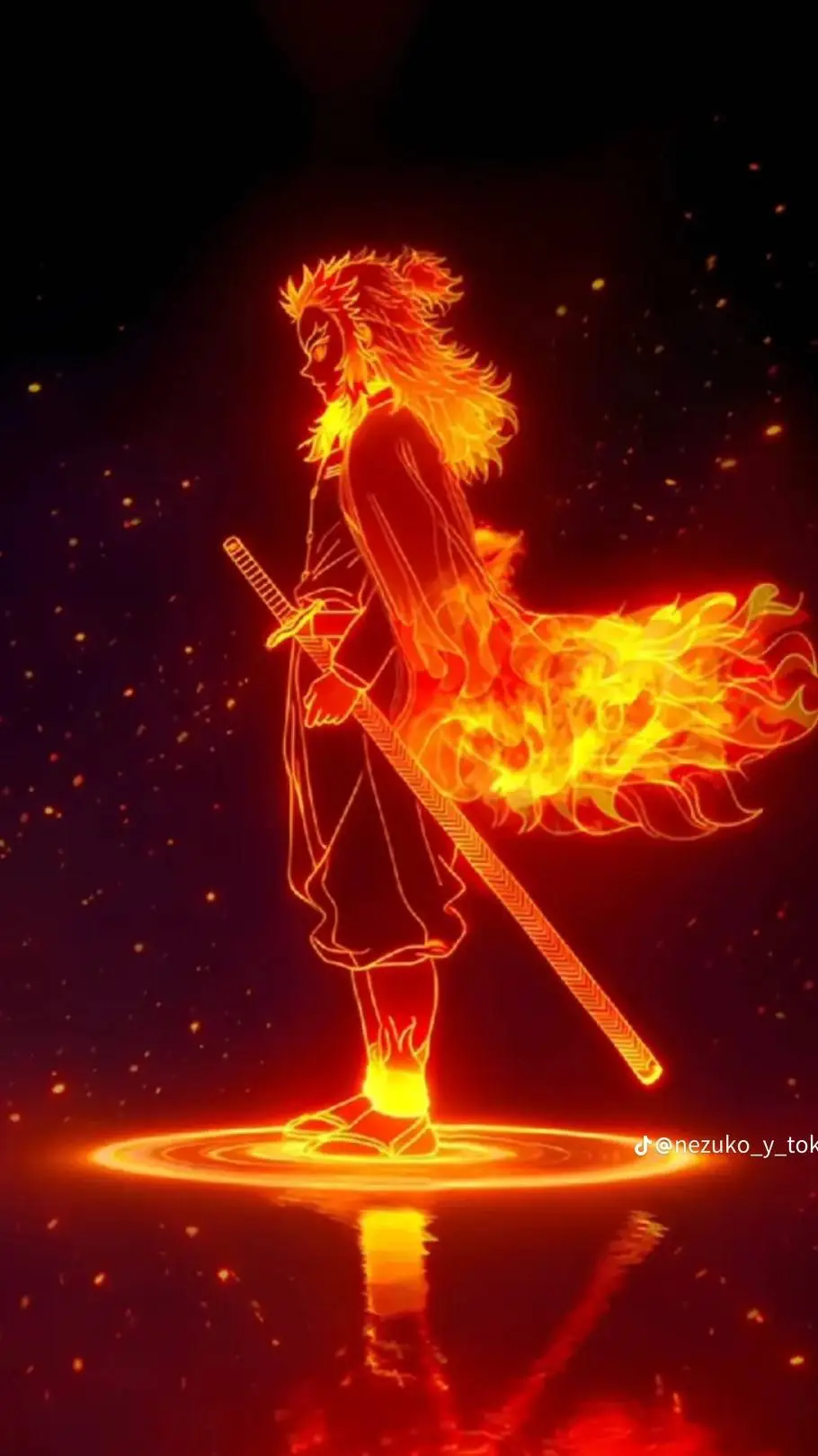 ai character: Rengoku  background