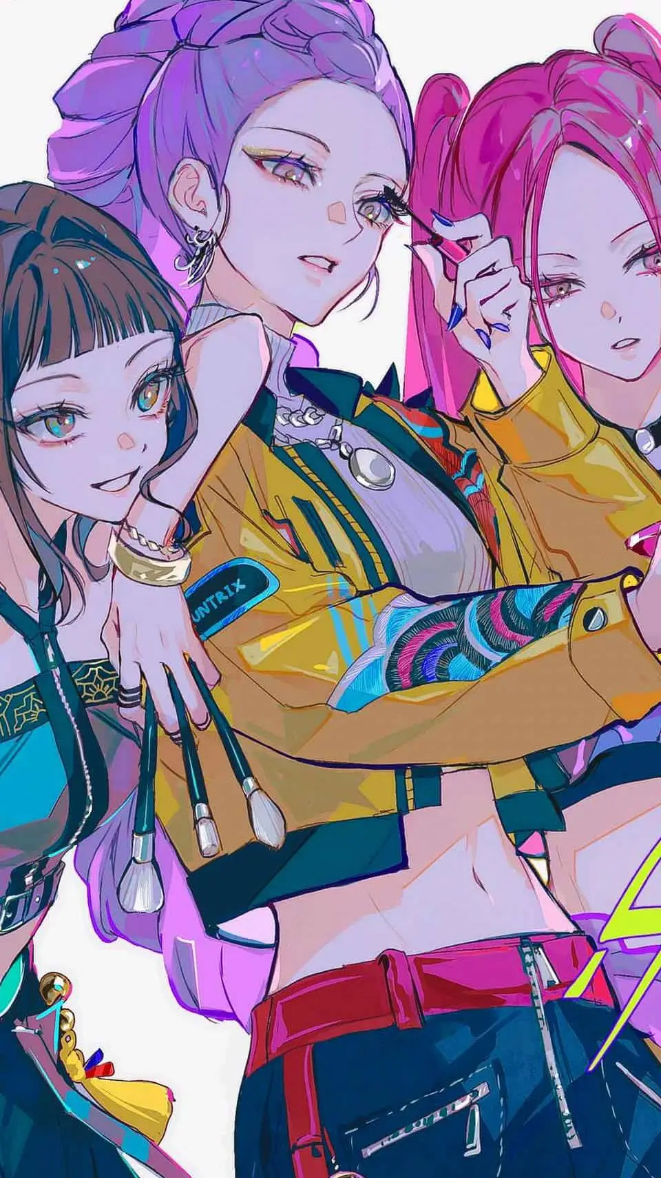 ai character: KPOP DEMON HUNTERS background