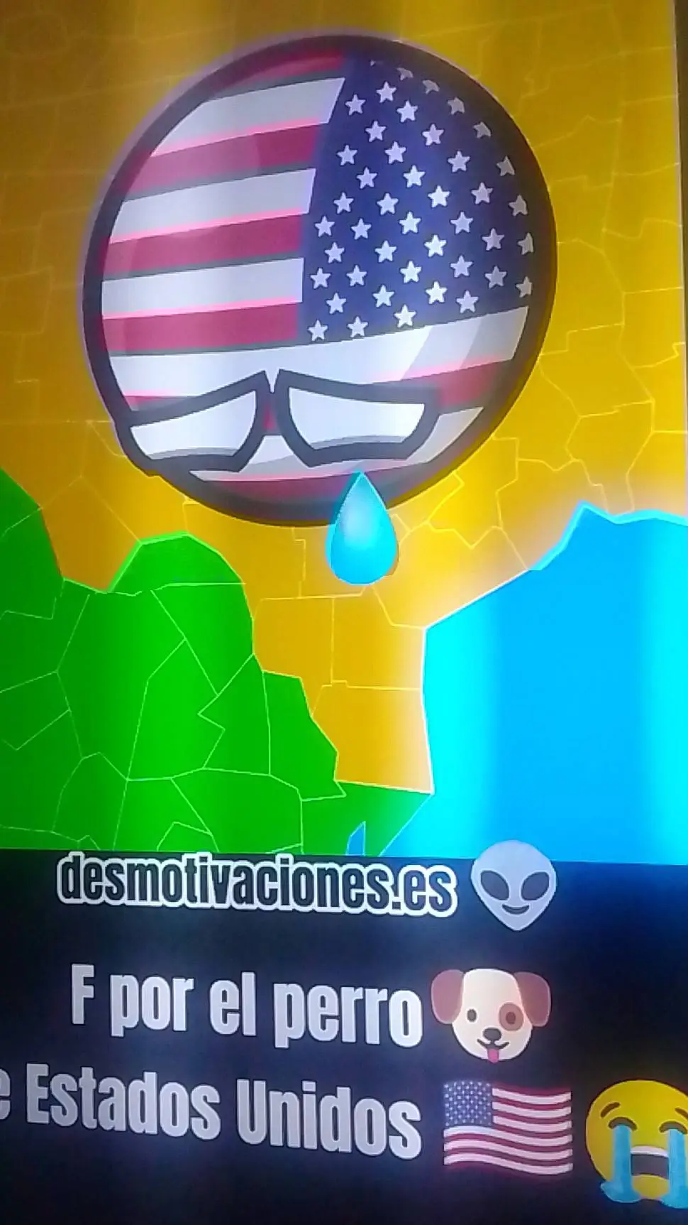 ai character: Estados Unidos  background
