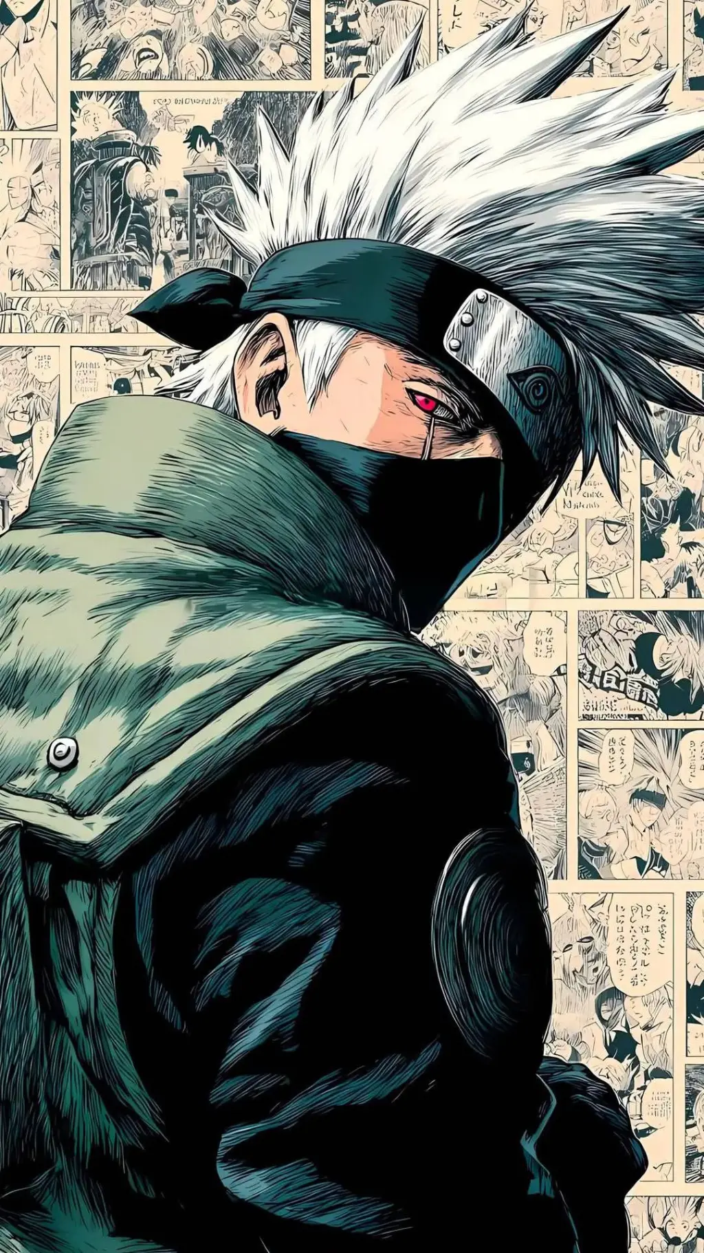 ai character: Kakashi hatake  background
