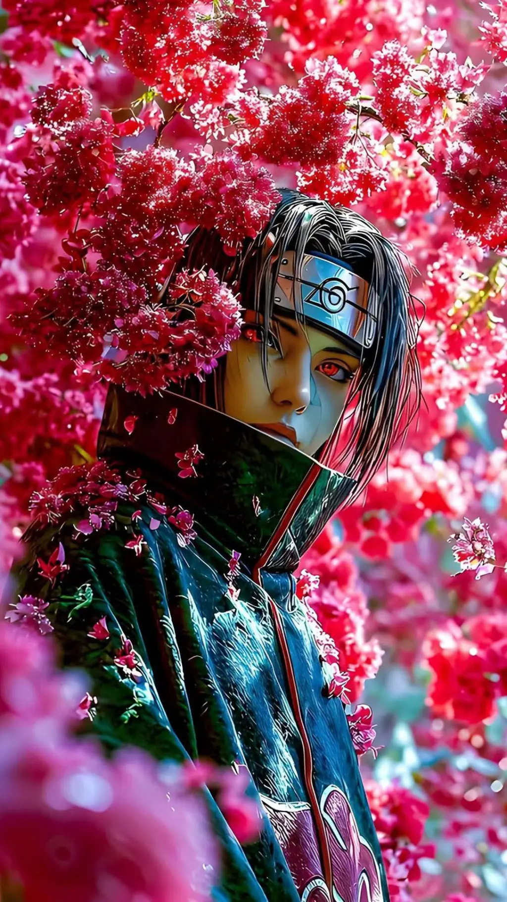 ai character: itachi   background