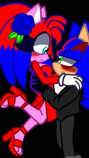 ai character: Sonic x spinella  background