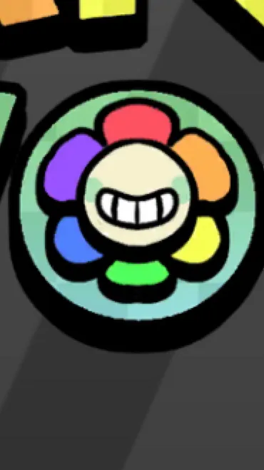 ai character: Dandys world virus background