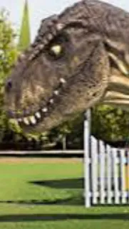 ai character: Tina rex background