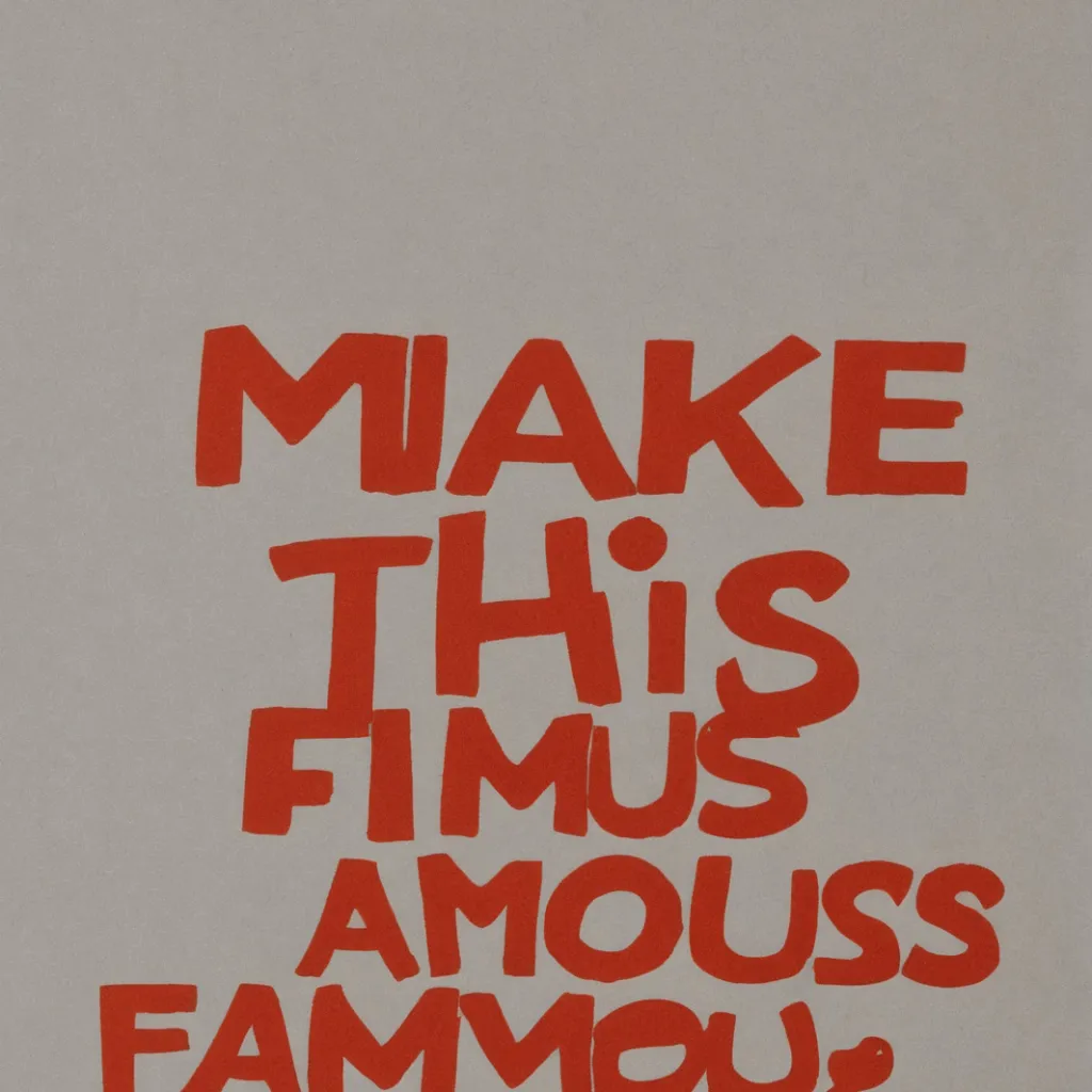 chat with ai character: make this famous